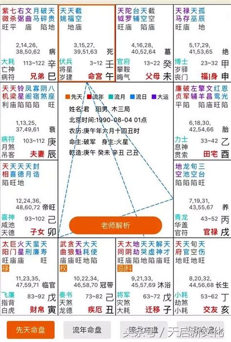 飛宮查詢|紫微斗數排盤程式